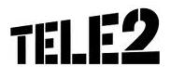 Tele2 mobil internet og fasttelefoni.